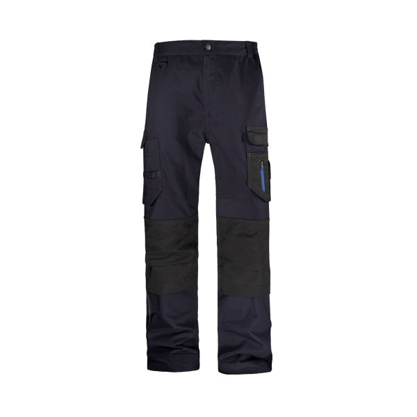 PANTALON MULTIBOLSILLOS ELASTICO BICOLOR 240GRS WR164 WORKO